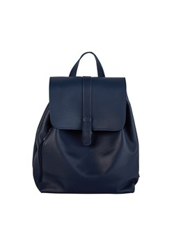 granatowy plecak skórzany Esterka ze sklepu Słoń Torbalski w kategorii Plecaki - zdjęcie 187665492