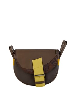 brązowo żółta damska torebka listonoszka skórzana na ramię Freshman M ze sklepu Słoń Torbalski w kategorii Listonoszki - zdjęcie 187665493