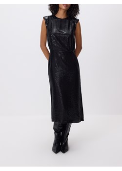 Reserved - Sukienka midi z cekinami - czarny ze sklepu Reserved w kategorii Sukienki - zdjęcie 187666000