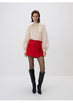 Reserved - Spódnico-szorty z kokardkami - czerwony ze sklepu Reserved w kategorii Spódnice - zdjęcie 187666070