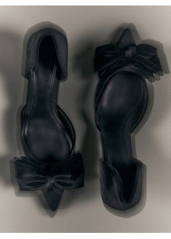 Reserved - Czółenka z kokardami - czarny ze sklepu Reserved w kategorii Czółenka - zdjęcie 187666231