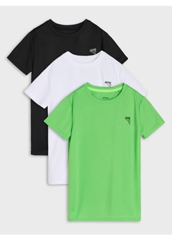 Sinsay - Koszulki 3 pack Active - czarny ze sklepu Sinsay w kategorii T-shirty chłopięce - zdjęcie 187666750