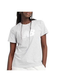 Koszulka New Balance WT43582AG - szara ze sklepu streetstyle24.pl w kategorii Bluzki damskie - zdjęcie 187666831