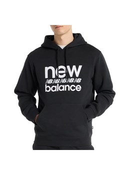 Bluza męska New Balance MT51941BK - czarna ze sklepu streetstyle24.pl w kategorii Bluzy męskie - zdjęcie 187666832