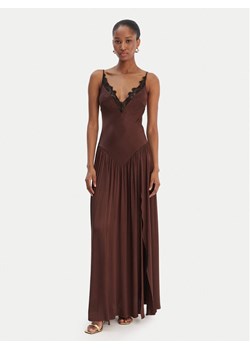 Bardot Sukienka wieczorowa Aderia 60248DB Brązowy Slim Fit ze sklepu MODIVO w kategorii Sukienki - zdjęcie 187666901