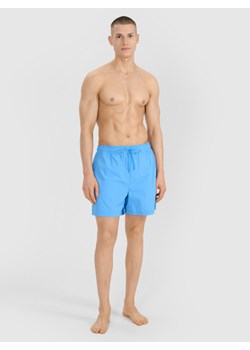 Męskie spodenki plażowe 4F 4FRSS25UBDSM178 - niebieskie ze sklepu Sportstylestory.com w kategorii Kąpielówki - zdjęcie 187667632