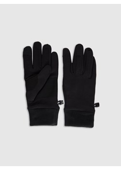 Rękawiczki dzianinowe Touch Screen uniseks 4F 4FWMM00AGLOU126 - czarne ze sklepu Sportstylestory.com w kategorii Rękawiczki męskie - zdjęcie 187667770