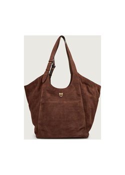 Pinko Shopperka EXTRA BAG | zamsz ze sklepu Gomez Fashion Store w kategorii Torby Shopper bag - zdjęcie 187667850