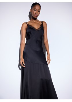 Mohito - Satynowa sukienka maxi - czarny ze sklepu Mohito w kategorii Sukienki - zdjęcie 187669290