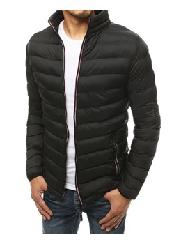 Kurtka męska przejściowa pikowana czarna TX3486 ze sklepu DSTREET.PL w kategorii Kurtki męskie - zdjęcie 187669360