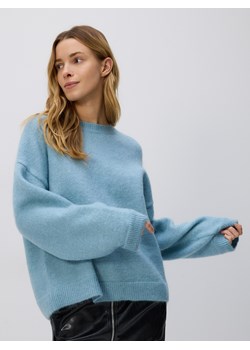 Reserved - Sweter z wełną i moherem - niebieski ze sklepu Reserved w kategorii Swetry damskie - zdjęcie 187669492