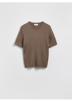 Reserved - T-shirt z dodatkiem CIRCULOSE® - oliwkowy ze sklepu Reserved w kategorii T-shirty męskie - zdjęcie 187669513