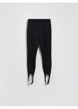Reserved - Legginsy z wiskozą - czarny ze sklepu Reserved w kategorii Spodnie damskie - zdjęcie 187669581