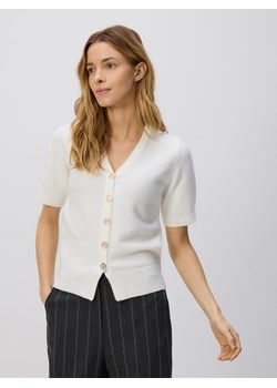 Reserved - Kardigan z dekoracyjnymi guzikami - złamana biel ze sklepu Reserved w kategorii Swetry damskie - zdjęcie 187669613