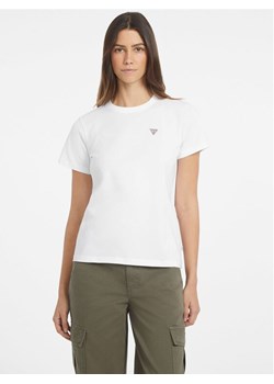 Guess Jeans T-Shirt W4YI10 J1314 Biały Regular Fit ze sklepu MODIVO w kategorii Bluzki damskie - zdjęcie 187670240