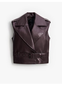 Mohito - Kamizelka z paskiem - ciemny fiolet ze sklepu Mohito w kategorii Kamizelki damskie - zdjęcie 187670590