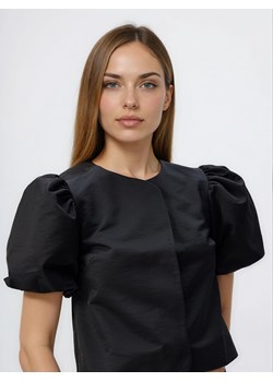 Reserved - Bluzka z bufiastymi rękawami - czarny ze sklepu Reserved w kategorii Bluzki damskie - zdjęcie 187670704