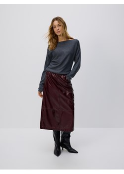 Reserved - Sweter z błyszczącą aplikacją - ciemnoszary ze sklepu Reserved w kategorii Swetry damskie - zdjęcie 187670860