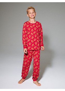 Sinsay - Bawełniana piżama dwuczęściowa z nadrukiem - czerwony ze sklepu Sinsay w kategorii Piżamy dziecięce - zdjęcie 187671370