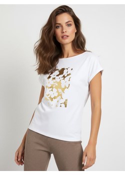 Sinsay - Koszulka z nadrukiem - biały ze sklepu Sinsay w kategorii Bluzki damskie - zdjęcie 187671412