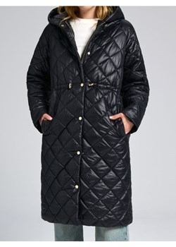 Sinsay - Pikowana kurtka puffer z kapturem - czarny ze sklepu Sinsay w kategorii Kurtki damskie - zdjęcie 187671431