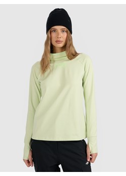 Damska bielizna termiczna (góra) 4F 4FWAW25UBRUF086 - turkusowa ze sklepu Sportstylestory.com w kategorii Bielizna termoaktywna damska - zdjęcie 187671590