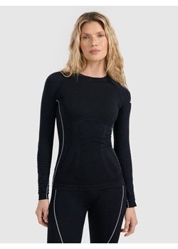 Damska bielizna termoaktywna (góra) 4F 4FWAW25USEAF203 - czarna ze sklepu Sportstylestory.com w kategorii Bielizna termoaktywna damska - zdjęcie 187671613