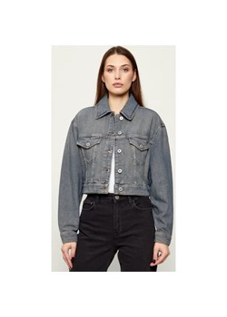 Hugo Blue Kurtka jeansowa Galatea_B | Cropped Fit ze sklepu Gomez Fashion Store w kategorii Kurtki damskie - zdjęcie 187672650