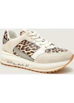 Liu Jo Sneakersy MAXI WONDER 91 - SNEAKER | zamsz ze sklepu Gomez Fashion Store w kategorii Buty sportowe damskie - zdjęcie 187672662