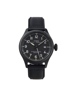 Zegarek Timex Waterbury Ace TW2Y18900 Czarny ze sklepu eobuwie.pl w kategorii Zegarki - zdjęcie 187672802