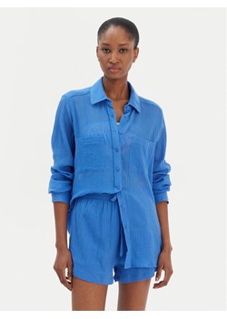 Seafolly Koszula Breeze 55428-TO Niebieski Regular Fit ze sklepu MODIVO w kategorii Koszule damskie - zdjęcie 187673270