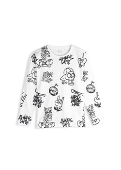 GATE Bawełniana koszulka z nadrukiem 8Y ze sklepu gateshop w kategorii T-shirty chłopięce - zdjęcie 187673893