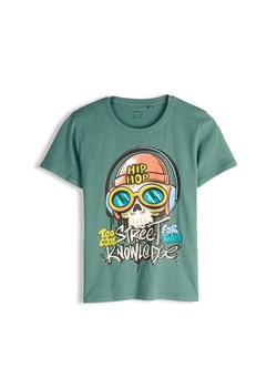 GATE Bawełniana koszulka z nadrukiem 7Y ze sklepu gateshop w kategorii T-shirty chłopięce - zdjęcie 187673932