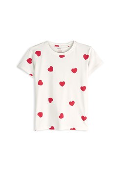 GATE Bawełniana koszulka z nadrukiem 5Y ze sklepu gateshop w kategorii Bluzki dziewczęce - zdjęcie 187674263