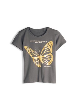 GATE Bawełniana koszulka z nadrukiem 5Y ze sklepu gateshop w kategorii Bluzki dziewczęce - zdjęcie 187674272