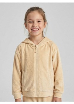 Sinsay - Bluza zip hoodie - beżowy ze sklepu Sinsay w kategorii Bluzy dziewczęce - zdjęcie 187674704
