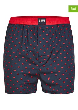 Happy Shorts Bokserki (3 pary) w kolorze granatowym ze sklepu Limango Polska w kategorii Majtki męskie - zdjęcie 187674952
