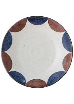 Bloomingville Talerz głęboki &quot;Camellia&quot; w kolorze niebiesko-brązowym - Ø 22 cm ze sklepu Limango Polska w kategorii Naczynia - zdjęcie 187674972