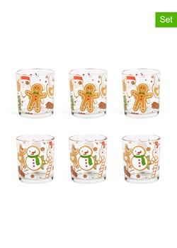 Trendy Kitchen by EXCÉLSA Szklanki (6 szt.) &quot;Wonderful Ginger&quot; w kolorze jasnobrązowo-czerwonym - 250 ml ze sklepu Limango Polska w kategorii Naczynia - zdjęcie 187675081