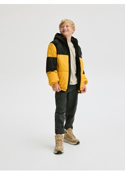 Reserved - Pikowana kurtka z kapturem - żółty ze sklepu Reserved w kategorii Kurtki chłopięce - zdjęcie 187676233