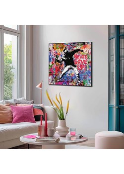 Orangewallz Druk artystyczny &quot;Graffiti Thrower&quot; w ramce ze sklepu Limango Polska w kategorii Obrazy - zdjęcie 187676351