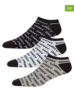 DKNY Skarpety (3 pary) w kolorze szaro-biało-czarnym ze sklepu Limango Polska w kategorii Skarpetki męskie - zdjęcie 187676431
