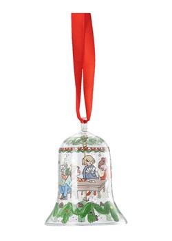 Hutschenreuther Dzwonek choinkowy w kolorze zielonym - wys. 7,1 x Ø 5,6 cm ze sklepu Limango Polska w kategorii Dekoracje bożonarodzeniowe - zdjęcie 187676740