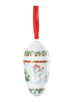 Hutschenreuther Ozdoba choinkowa w kolorze biało-zielonym - Ø 8,5 cm ze sklepu Limango Polska w kategorii Dekoracje bożonarodzeniowe - zdjęcie 187676743