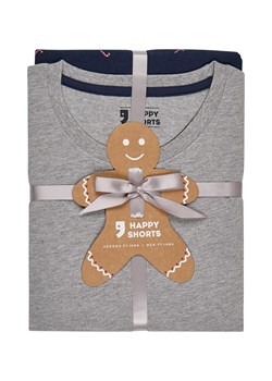 Happy Shorts Piżama w kolorze szaro-granatowym ze sklepu Limango Polska w kategorii Piżamy męskie - zdjęcie 187676862