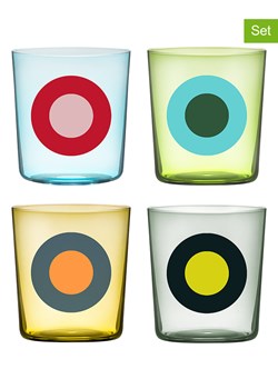 Remember Szklanki (4 szt.) &quot;Dots&quot; w różnych kolorach - 300 ml ze sklepu Limango Polska w kategorii Naczynia - zdjęcie 187676974
