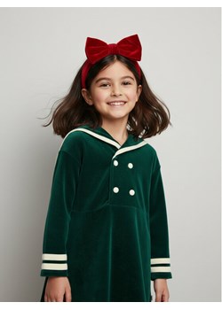 MINI RODINI Sukienka codzienna Sailor 2515010975 Zielony Regular Fit ze sklepu MODIVO w kategorii Sukienki dziewczęce - zdjęcie 187677131