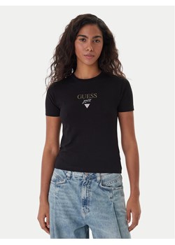 Guess Jeans T-Shirt 180328 Czarny Classic Fit ze sklepu MODIVO w kategorii Bluzki damskie - zdjęcie 187677134