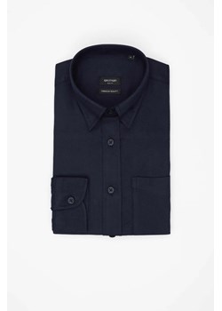 KOSZULA FORMENTO 3322C DŁUGI RĘKAW SLIM FIT GRANATOWA Z BAWEŁNĄ ze sklepu Recman w kategorii Koszule męskie - zdjęcie 187677703