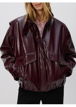 Reserved - Kurtka z imitacji skóry - mahoniowy ze sklepu Reserved w kategorii Kurtki damskie - zdjęcie 187677800